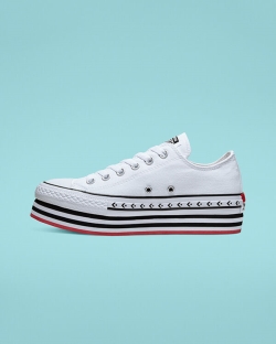 Converse Logo Play Chuck Taylor All Star Női Platform Fekete/Fehér | JONXWPG-HU